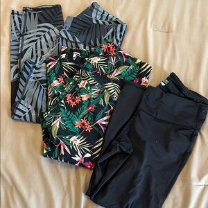 Old Navy Leggings Trio - compression crop